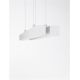 Candelabre, Lustre - Lustra LED suspendata design modern X-LINE alba