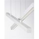 Candelabre, Lustre - Lustra LED suspendata design modern X-LINE alba