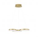 Lustra LED suspendata design modern MAGNUS R3 aurie
