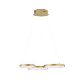 Candelabre, Lustre - Lustra LED suspendata design modern MAGNUS R3 aurie
