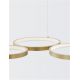 Candelabre, Lustre - Lustra LED suspendata design modern MAGNUS R3 aurie