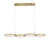 Lustra LED suspendata design modern MAGNUS R4 aurie