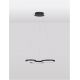 Candelabre, Lustre - Lustra LED suspendata design modern MAGNUS R3 neagra