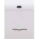 Candelabre, Lustre - Lustra LED suspendata design modern MAGNUS R3 neagra