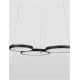 Candelabre, Lustre - Lustra LED suspendata design modern MAGNUS R3 neagra