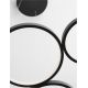 Candelabre, Lustre - Lustra LED suspendata design modern MAGNUS R3 neagra