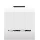 Candelabre, Lustre - Lustra LED suspendata design modern MAGNUS R4 neagra