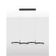Candelabre, Lustre - Lustra LED suspendata design modern MAGNUS R4 neagra