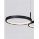 Candelabre, Lustre - Lustra LED suspendata design modern MAGNUS R4 neagra