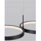 Candelabre, Lustre - Lustra LED suspendata design modern MAGNUS R4 neagra