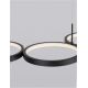 Candelabre, Lustre - Lustra LED suspendata design modern MAGNUS R4 neagra