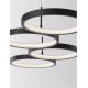Candelabre, Lustre - Lustra LED suspendata design modern MAGNUS R4 neagra