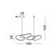 Candelabre, Lustre - Lustra LED suspendata design modern GIRISH 50W