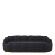 Canapele - Canapea fixa design elegant LUX Inger, Boucle black