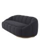 Canapele - Canapea fixa design elegant LUX Inger, Boucle black