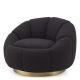 Fotolii - Fotoliu pivotant design elegant Inger, Brisbane black