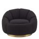 Fotolii - Fotoliu pivotant design elegant Inger, Brisbane black