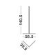 Lampadare - Lampadar LED design modern liniar V-LINE alb
