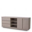 Comoda design LUX Crosby, stejar albit
