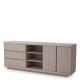 Comode - Comoda design LUX Crosby, stejar albit