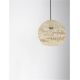 Pendule, Lustre suspendate - Lustra / Pendul modern design natural ratan MARLO D-30cm