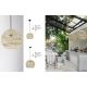 Pendule, Lustre suspendate - Lustra / Pendul modern design natural ratan MARLO D-48,5cm