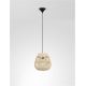Pendule, Lustre suspendate - Lustra / Pendul modern design natural ratan MARLO D-27cm