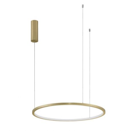 Pendule, Lustre suspendate - Lustra LED suspendata design modern circular TARQUIN D-60cm aurie
