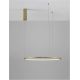 Pendule, Lustre suspendate - Lustra LED suspendata design modern circular TARQUIN D-60cm aurie