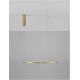 Pendule, Lustre suspendate - Lustra LED suspendata design modern circular TARQUIN D-60cm aurie
