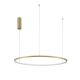 Pendule, Lustre suspendate - Lustra LED suspendata design modern circular TARQUIN D-80cm aurie