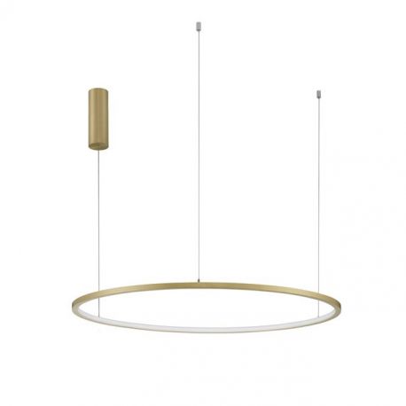 Pendule, Lustre suspendate - Lustra LED suspendata design modern circular TARQUIN D-80cm aurie