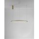 Pendule, Lustre suspendate - Lustra LED suspendata design modern circular TARQUIN D-80cm aurie