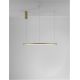 Pendule, Lustre suspendate - Lustra LED suspendata design modern circular TARQUIN D-80cm aurie