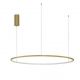 Pendule, Lustre suspendate - Lustra LED suspendata design modern circular TARQUIN D-100cm aurie