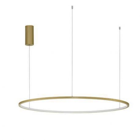 Pendule, Lustre suspendate - Lustra LED suspendata design modern circular TARQUIN D-100cm aurie