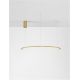 Pendule, Lustre suspendate - Lustra LED suspendata design modern circular TARQUIN D-100cm aurie