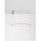 Pendule, Lustre suspendate - Lustra LED suspendata design modern circular TARQUIN D-100cm aurie