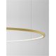 Pendule, Lustre suspendate - Lustra LED suspendata design modern circular TARQUIN D-100cm aurie