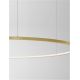 Pendule, Lustre suspendate - Lustra LED suspendata design modern circular TARQUIN D-100cm aurie