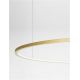 Pendule, Lustre suspendate - Lustra LED suspendata design modern circular TARQUIN D-100cm aurie