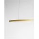 Pendule, Lustre suspendate - Lustra LED suspendata design modern circular TARQUIN D-100cm aurie