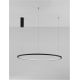 Pendule, Lustre suspendate - Lustra LED suspendata design modern circular TARQUIN D-80cm negru