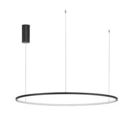 Pendule, Lustre suspendate - Lustra LED suspendata design modern circular TARQUIN D-100cm negru