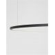 Pendule, Lustre suspendate - Lustra LED suspendata design modern circular TARQUIN D-100cm negru
