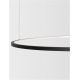 Pendule, Lustre suspendate - Lustra LED suspendata design modern circular TARQUIN D-100cm negru