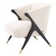 Fotolii - Scaun LUX design modern Pavone boucle cream