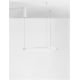 Pendule, Lustre suspendate - Lustra LED suspendata design modern circular TARQUIN D-60cm alba