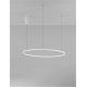 Pendule, Lustre suspendate - Lustra LED suspendata design modern circular TARQUIN D-80cm alba