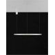 Pendule, Lustre suspendate - Lustra LED suspendata design modern circular TARQUIN D-80cm alba